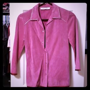 Miu Miu Jackets & Coats - Suede 3/4 sleeve blazer Miu Miu Jackets & Coats - Suede 3/4 sleeve blazer